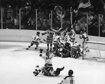 1980 Miracle On Ice Usa Hockey Team Hockey Olympics Celebration 8x10 PHOTO PRI • $7.98