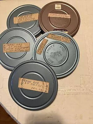 VINTAGE 8MM HOME MOVIES  REELS LOT OF 5  From '50's. All Have Labels. • $25