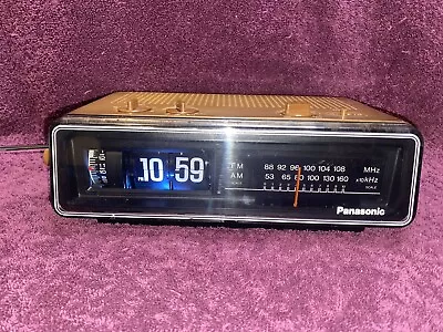 National Panasonic RC-6035 Flip Clock Radio Working • $179