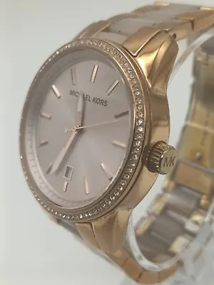 Michael Kors Ladies Used Gold Ritz Watch MK6349 Refurbished RRP £299 • £49.99
