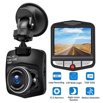 Cycle Recording Full HD 1080P DVR Camera Dash Cam Video Recorder Car Recorders • £8.98