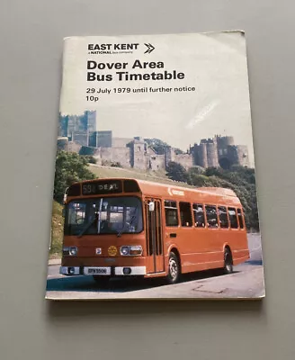 East Kent - Dover Area Bus Timetable 1979 (30) • £9.99