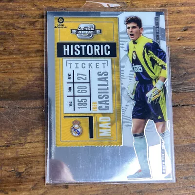 Panini Chronicles Select 2020-21 Iker Casillas Historic Ticket Contenders Optic • £5.99