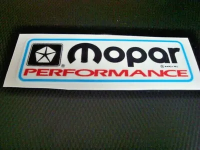 Vintage MOPAR Sticker Nice Size Sticker That Is: 10.25 W X 3.25 H    Extra Large • $7.95