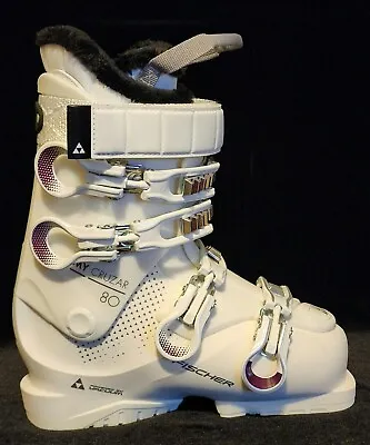 Fischer Cruzar 80 PBV Women's Ski Boots ~ MP 23.5 ~ White • $179.99