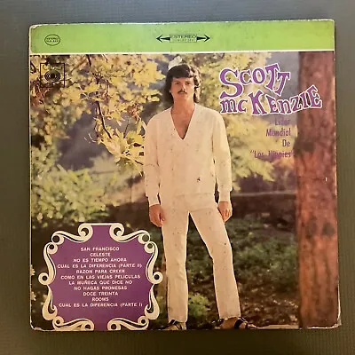 Scott McKenzie Lider Mundial De Los Hippies 1968 Rare Mexican Lp Psych • $19.99