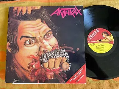 Anthrax Fistful Of Metal Music For Nations 1989 2xLP 45 RPM • $35