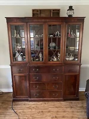 Antique Mahogany Breakfront • $1200