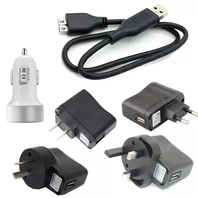 Wall Charger&USB 3.0 Sync Cable For Samsung Galaxy S5 G900I Note 3 III V 4G Lte • $5.49