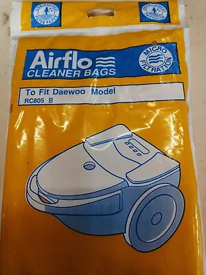 Daewoo Hoover Bags Rc105/107/108/109 Rc160/170 Rc7004b/frc707 7009 Rc805c Bag167 • £4.99