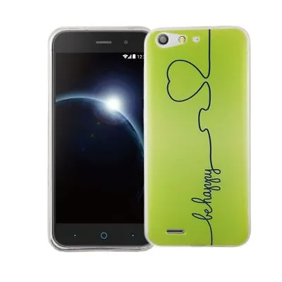 Case For ZTE Blade V6 Be Happy Green Bag Cover Motif Slim TPU Case New • $28.82