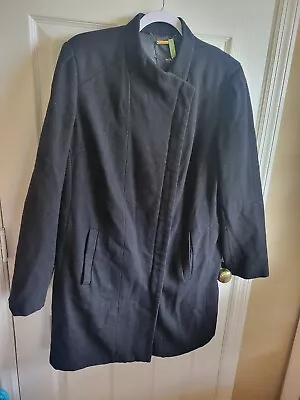 Mossimo Black Women's Wool Moto Style Lined Jacket Size XL • $32