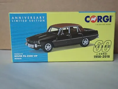 Corgi Vanguards VA06519 Rover P6 3500 VIP Brasilia 60th Anniversary Edition • £24