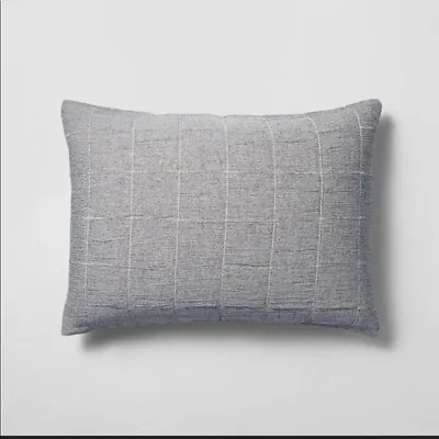 NWT Hearth & Hand Magnolia Matelasse Quilted Pillow Sham Gray ~ King Size • $14.99