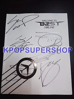 BEAST The 1st Concert Making Book Autographed Signed Welcome To B2ST Airline DVD • $69.90