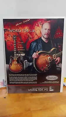 John Scofield Signature Ibanez Guitars Guitar Print Ad  11 X 8.5  . 07001 • $7.95