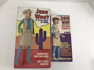 Vintage Marx Johnny West Movable Cowgirl Jane West Cactus Box Parts Pieces Lot • $49.99