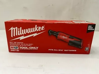 Milwaukee 2457-20 M12 12V 3/8 Cordless Ratchet Tool Only • $79.99