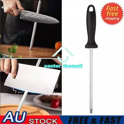 8  Diamond Knife Sharpening Steel Knife Sharpener Rod Stick For Butcher Chefs AU • $18.19