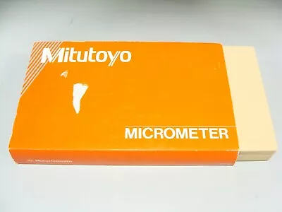 Mitutoyo No. 103-183 6 - 7  Carbide Tipped Outside Micrometer + 167-146 Standard • $159.99