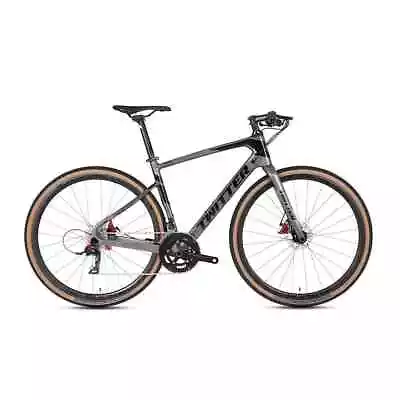 $1295 • Buy Full Carbon Gravel Hybrid Bike - Flat Bar - SRAM 22 Speed - 700C - Hydr. Disc Br