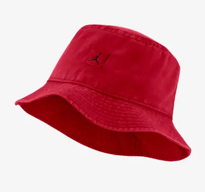 Nike Jordan Jumpman Washed Bucket Hat Corduroy Mens Red Multi Size Sportswear  • $59.84
