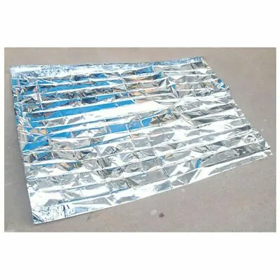 1x Reflective Mylar Film Plants Garden Greenhouse Covering Foil Sheets Silver • $12.36