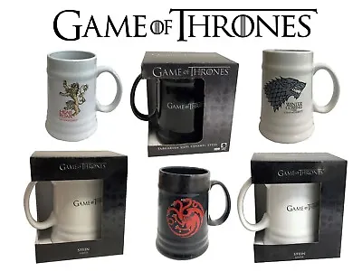 Offically Licensed Game Of Thrones Ceramic Stein: Three Designs • £8.99