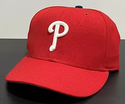 Vintage New Era Philadelphia Phillies Wool 59fifty Cap Hat 7 3/8 • $28