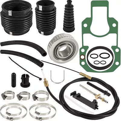 Mercruiser Alpha 1 One Gen II 2 Transom Service Kit Gimbal Shift Cable Bellows • $104.51