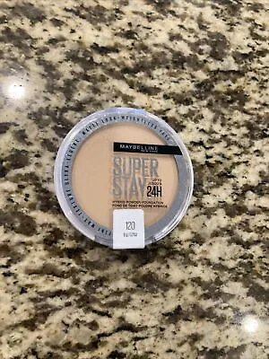 Maybelline Super Stay Up To 24HR Hybrid Powder-Foundation Medium-to-Full #120🔥 • $10.25