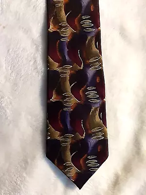 100% Silk J. Garcia Men's Neck Tie Excellent Pre Owned Condition • $9.99