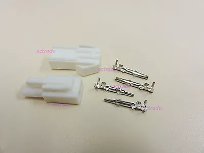 MINI TAMIYA & KYOSHO 2Pin Male Female RC Toy Battery Connector Crimps Pin X 10 • $7.99