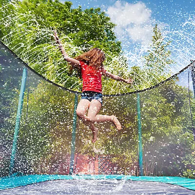 Vinsani Trampoline Sprinkler Outdoor Waterpark Hose Water Sprayer Summer Fun • £7.99