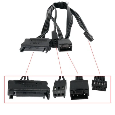 $20.26 • Buy For NZXT Kraken X53 X63 X73 10-pin Connector Cable Cord Wire Power Supply Line