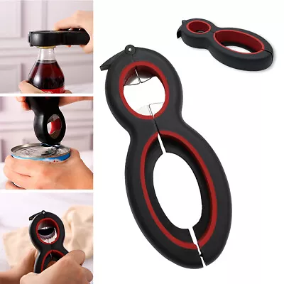 £5.69 • Buy 6-in-1 Multi Jars Opener Cans Bottles Arthritis Kitchen Aid Secure Grip Assisted