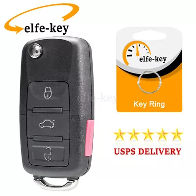 For VW Mk4 MK5 Typ 1J Typ 1K R32 3+1 Button Flip Remote Car Key Fob Shell Case • $8.85