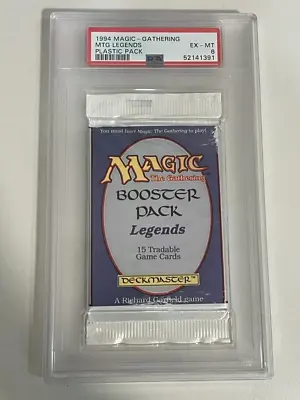 MTG Legends Booster Pack PSA Graded 6 EX-Mint • $1060