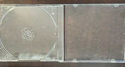 Lot Of 3 Used Clear 1 Disc Replacement CD Jewel Cases • $6.99