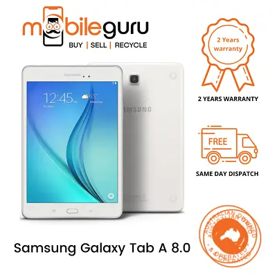 $149 • Buy Samsung Galaxy Tab A 8.0 4G 16GB Silver Grey Unlocked  AU Stock Tablet Excellent