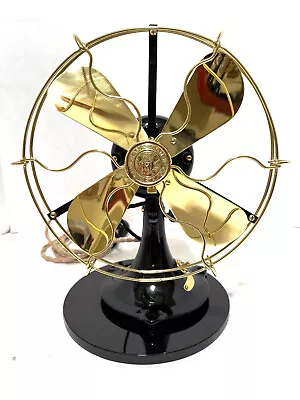 Antique Vintage Collectible Electric 1920s GE Custom Whiz Fan Brass Blade Redone • $590