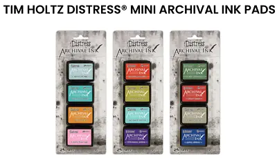 Ranger Mini DISTRESS Archival Ink Pads Kit (Kits 45 & 6) (2022 RELEASE) 3 Packs • $34.95