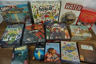 Bulk Lot Of 12 Board Games (NEW SEALED) - Bundle #19 (MSRP $400) • $175