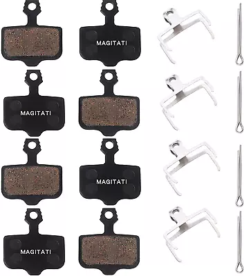 4 Pairs Semi-Metallic Bike Bicycle Disc Brake Pads Compatible With Sram Avid ... • $18.80