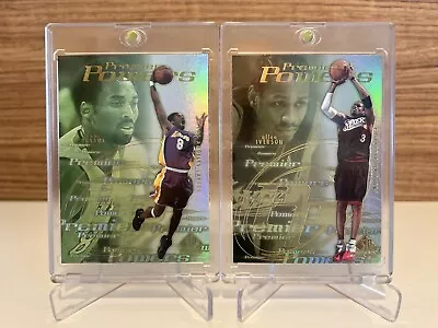 Kobe Bryant Allen Iverson SP AUTHENTIC Premier Powers P3 P2 • $99