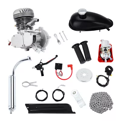 100cc 2-Stroke Bicycle Engine Motors Kit For Motorized Motorcy Bikes Gas Petrol • $130.79