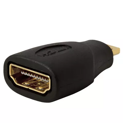 HDMI Female To Micro HDMI Male Adapter HDMI Type-A To Type-D Connector Converter • $8.09