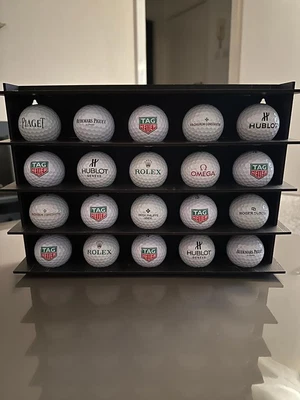 £35 • Buy Golf Ball Display Case For 20 Balls In Walnut Finish.