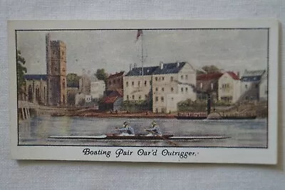 Old Sporting Prints Vintage 1930 Pre WWII Imperial Card Boating • $7.95