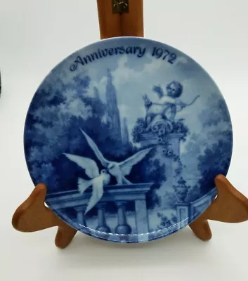 Kaiser Anniversary Doves & Cherub Plate 1972 Made In Germany • $13.99